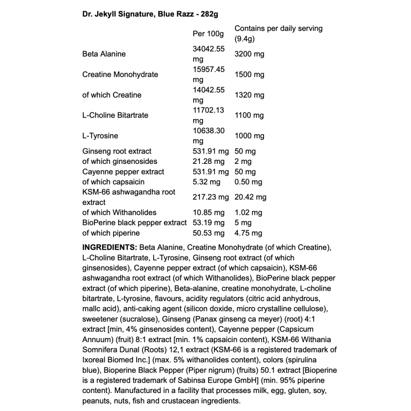 ProSupps Dr Jekyll Signature