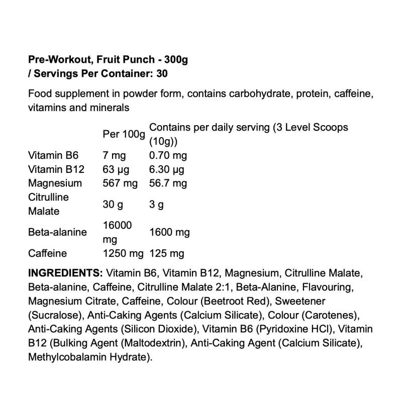 Reflex Nutrition Pre Workout