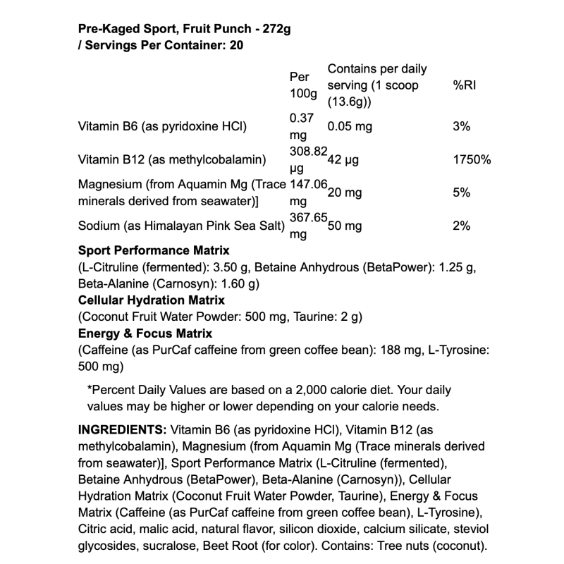 Kaged Muscle Pre-Kaged Sport