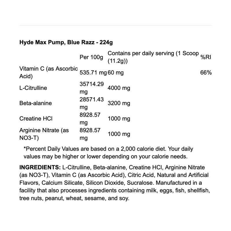 ProSupps Hyde Max Pump