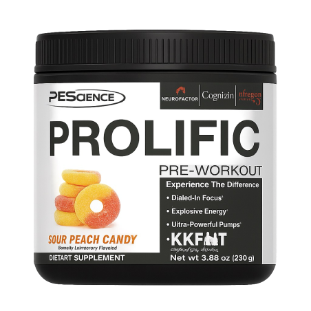 PEScience Prolific – Pré-workout complet pour énergie, focus et pumps | TOP BODY