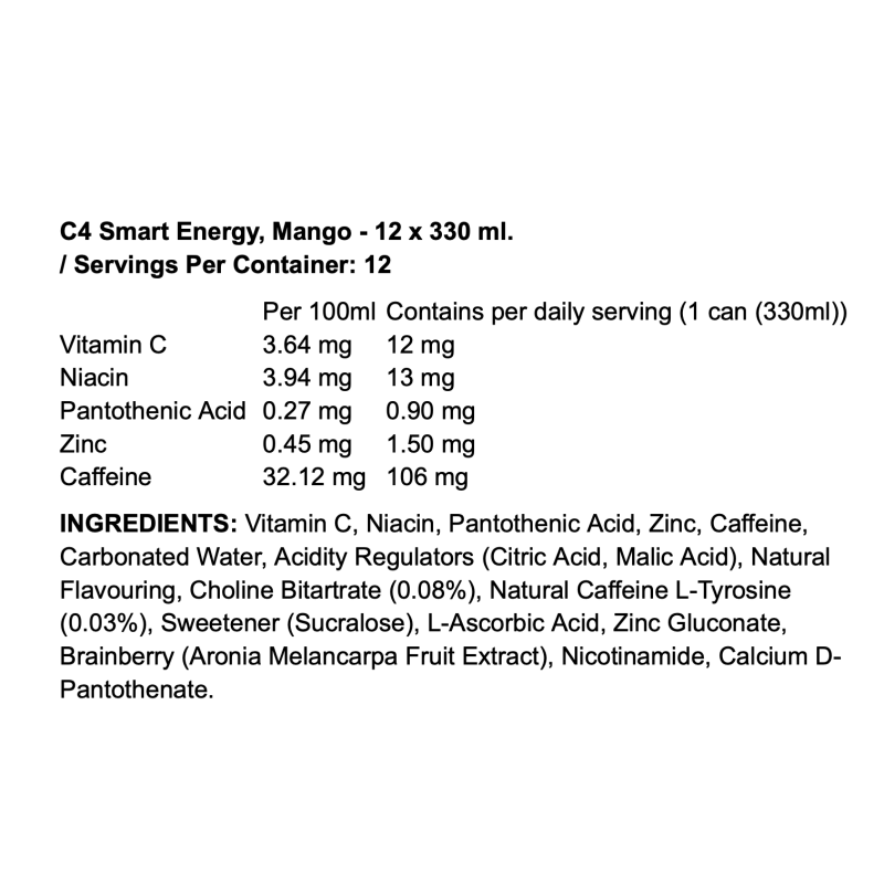Cellucor C4 Smart Energy