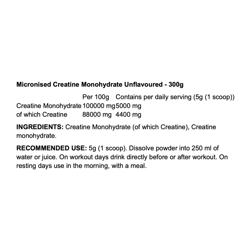 Skill Nutrition Micronised Creatine Monohydrate