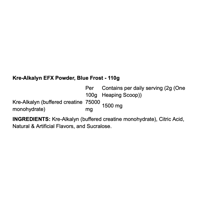 EFX Sports Kre-Alkalyn EFX Powder