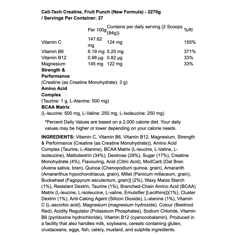 MuscleTech Cell-Tech Creatine