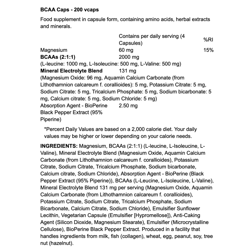 Mutant BCAA Caps