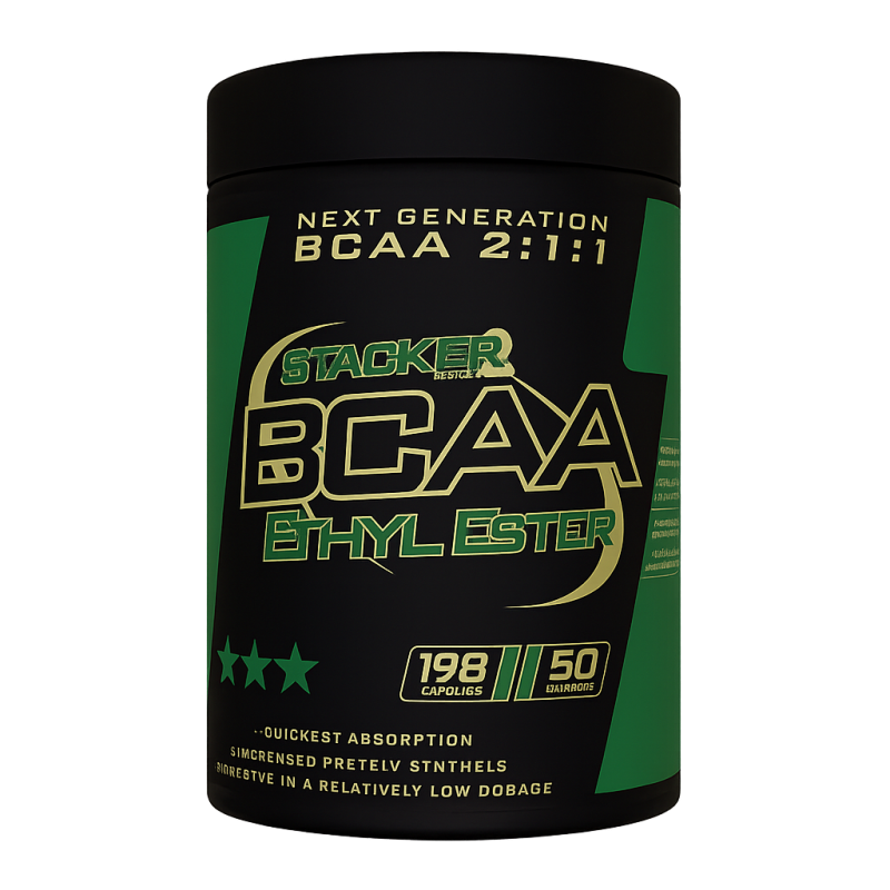 Stacker2 Europe BCAA Ethyl Ester – BCAA avancés pour croissance musculaire et récupération optimale I TOP BODY
