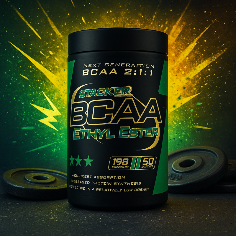Stacker2 Europe BCAA Ethyl Ester – BCAA avancés pour croissance musculaire et récupération optimale I TOP BODY