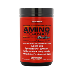MuscleMeds Amino Decanate – Complexe 19 acides aminés + BCAA 10:1:1 et glutamine I TOP BODY