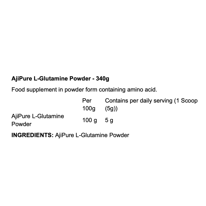 Swanson AjiPure L-Glutamine Powder