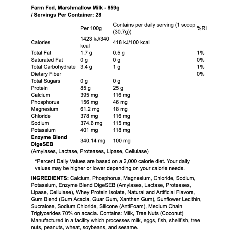 Axe & Sledge Farm Fed – Whey Isolate 100 % grass-fed, pureté, digestion et performance I TOP BODY