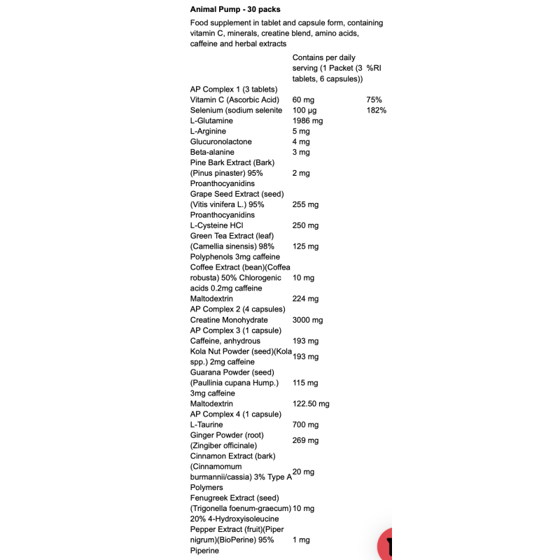 Universal Nutrition Animal Pump