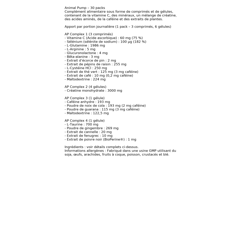 Universal Nutrition Animal Pump