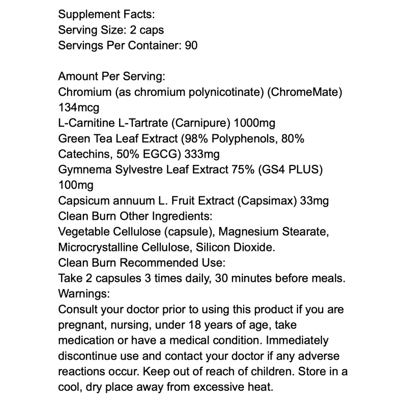 Kaged Muscle Clean Burn