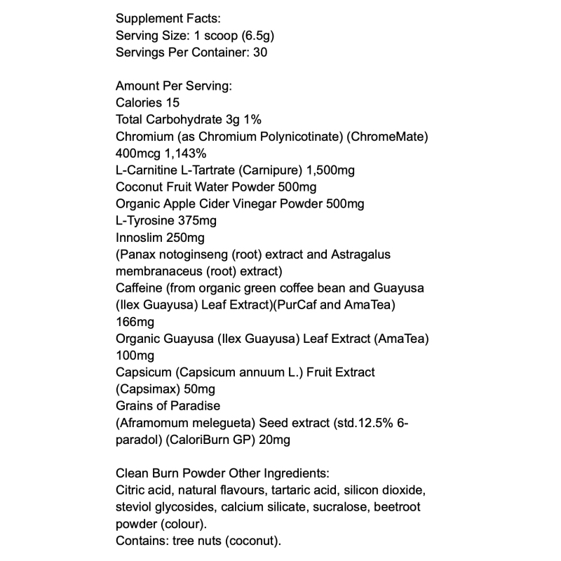 Kaged Muscle Clean Burn