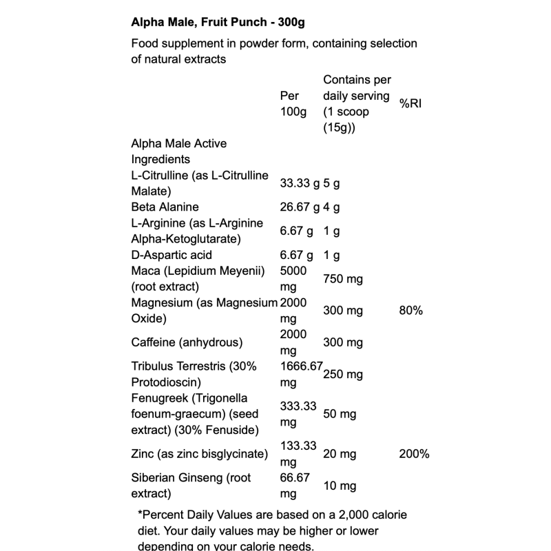 Stacker2 Europe Alpha Male