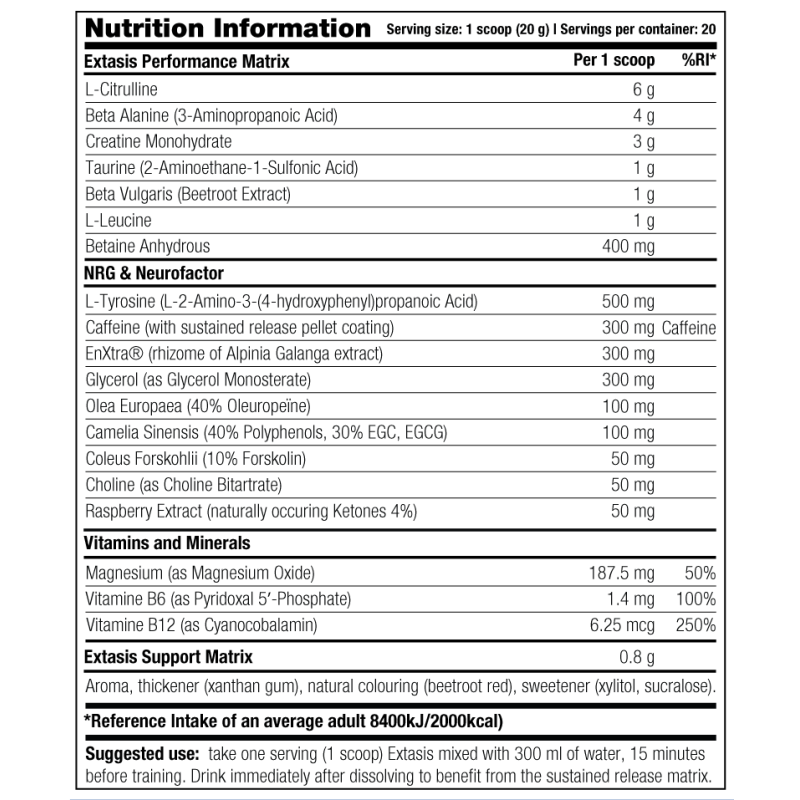 Stacker2 Europe Extasis