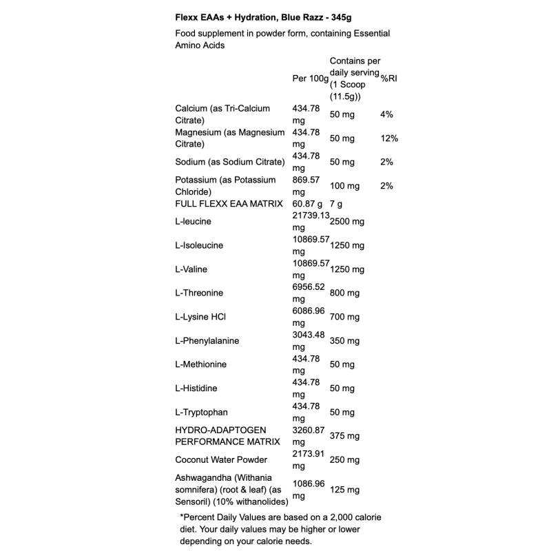 GAT Flexx EAAs + Hydration