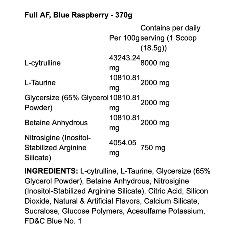 5% Nutrition Full AF