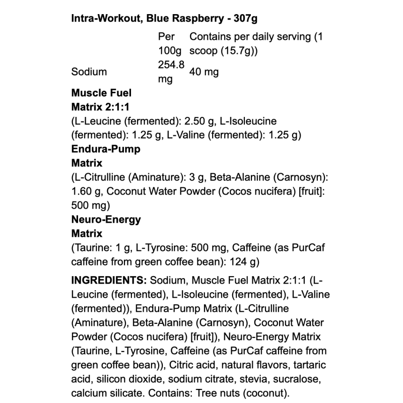 Kaged Muscle Intra-Workout