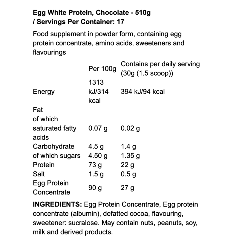 Allnutrition Egg White Protein