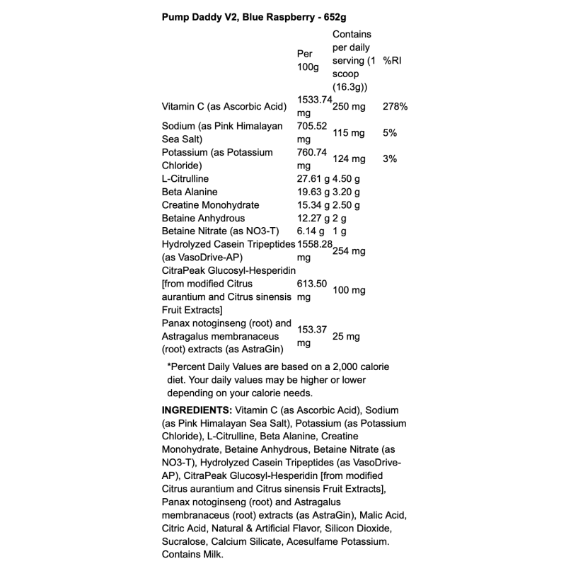 Ryse Pump Daddy V2 – Pre-Workout sans caféine | Congestion & Performance Maximale | TOP BODY