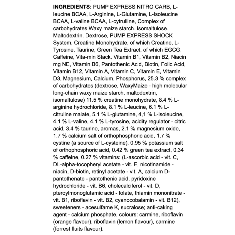 Olimp Nutrition Pump Express 2.0