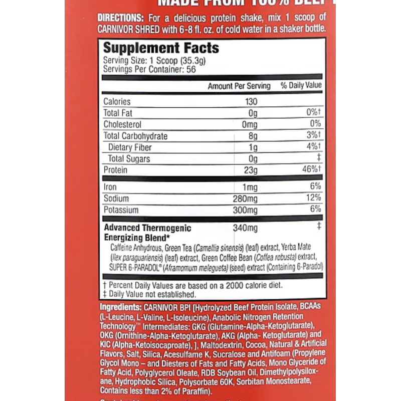 MuscleMeds Carnivor Shred