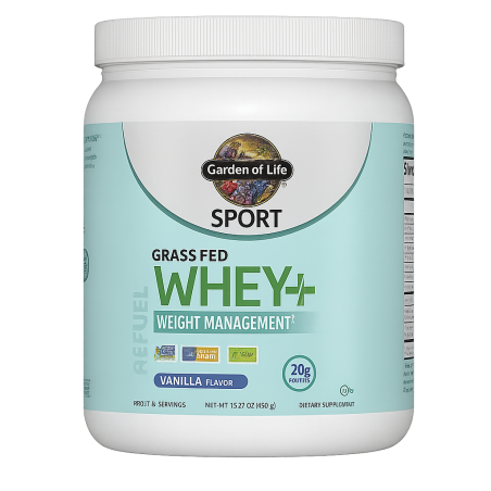 Garden of Life Sport Grass Fed Whey+ Weight Management