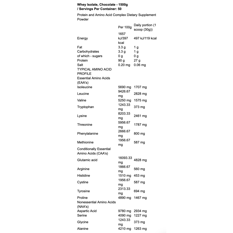 Stacker2 Europe Whey IsolateStacker2 Europe Whey Isolate