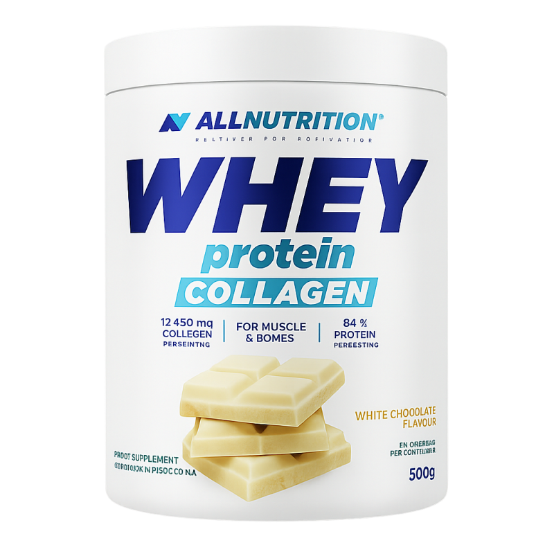 Allnutrition Whey Protein Collagen – Protéine de whey enrichie en collagène pour muscles et articulations I TOP BODY