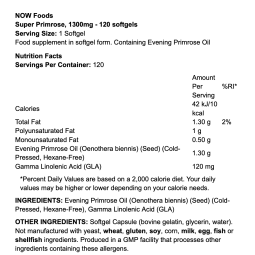 NOW Foods Super Primrose