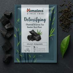 Himalaya Detoxifying Charcoal and Green Tea Bamboo Sheet Mask