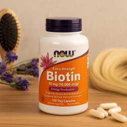 NOW Foods Biotin 10mg Extra Strength