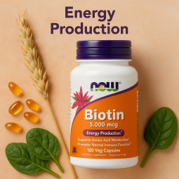 NOW Foods Biotin 5000mcg