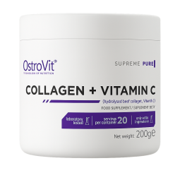 OstroVit Collagen + Vitamin C – Collagène bovin hydrolysé et vitamine C I Top Body