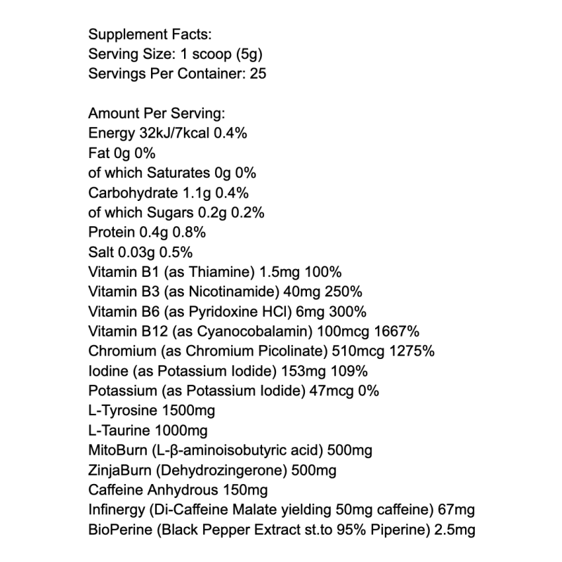 Efectiv Nutrition Burn