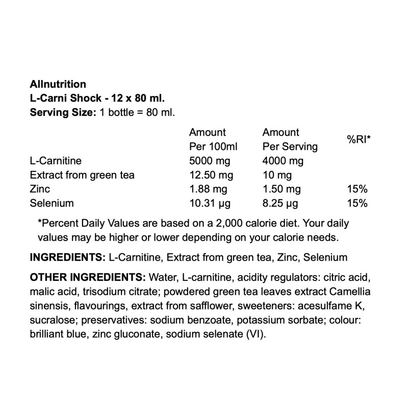 Allnutrition L-Carni Shock