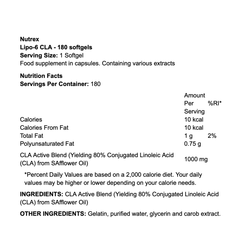 Nutrex Lipo-6 CLA