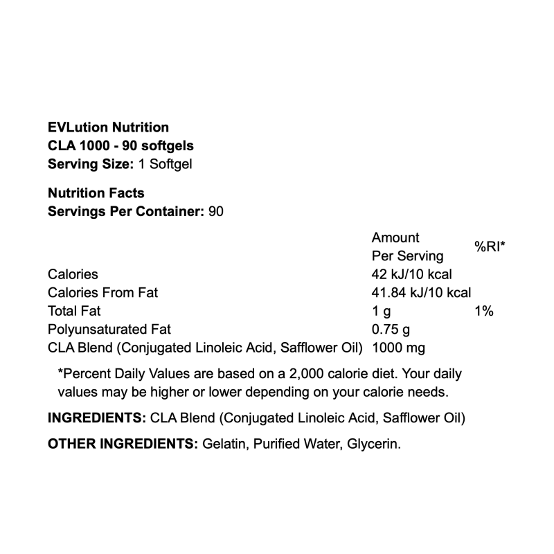 EVLution Nutrition CLA 1000