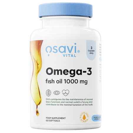 Osavi Omega-3 Fish Oil Molecularly Distilled 1000mg