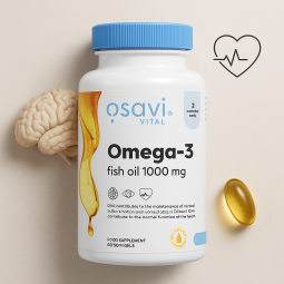 Osavi Omega-3 Fish Oil Molecularly Distilled 1000mg