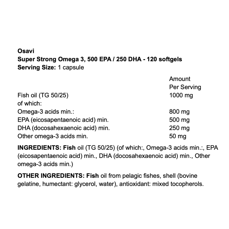 Osavi Super Strong Omega 3