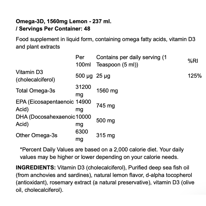 Nordic Naturals Omega-3D