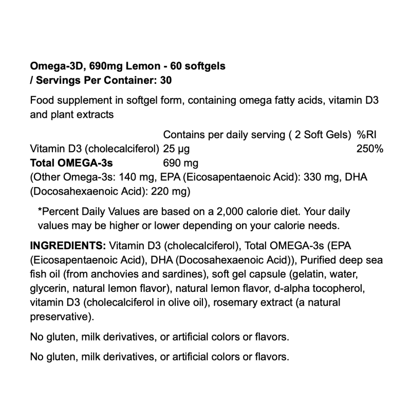 Nordic Naturals Omega-3D
