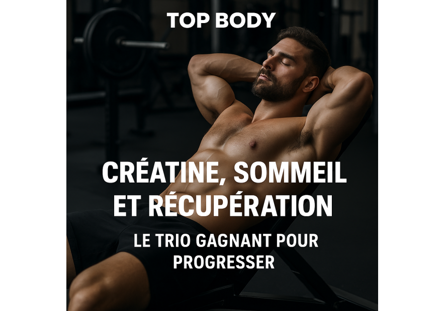 Créatine, sommeil et récupération : le trio gagnant pour progresser