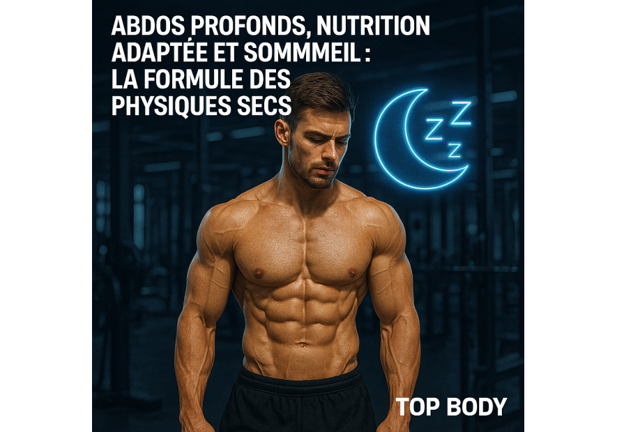 Abdos profonds, nutrition adaptée et sommeil : la formule des physiques secs