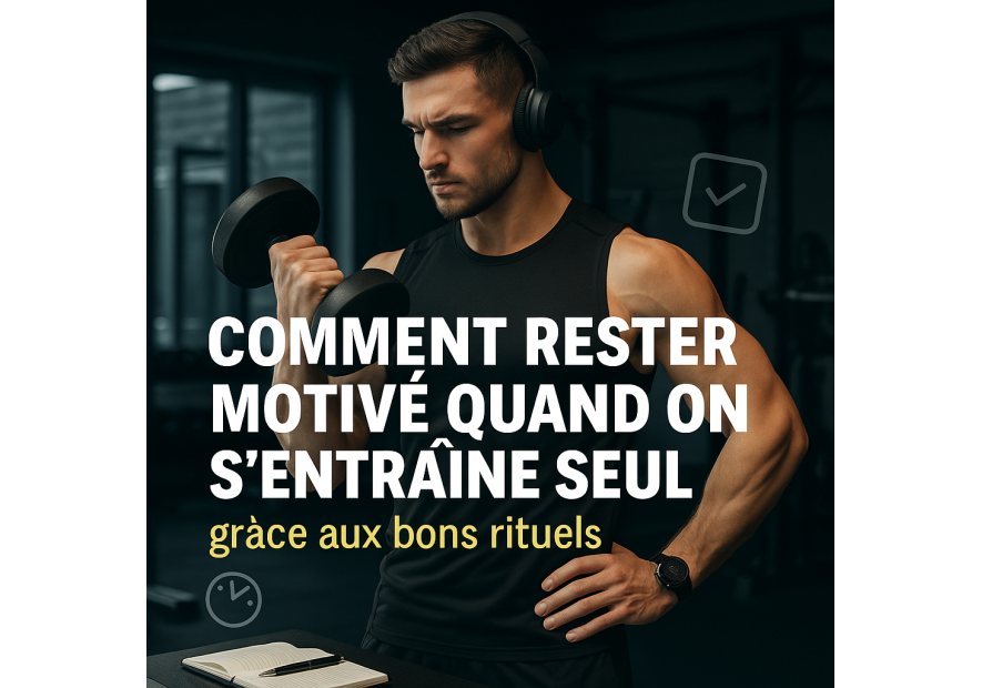 Comment rester motivé quand on s’entraîne seul grâce aux bons rituels