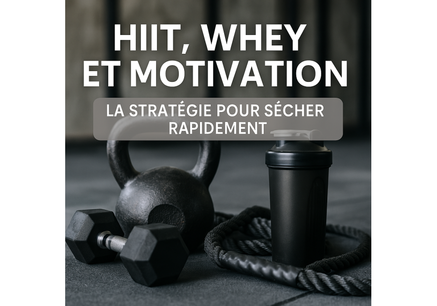 HIIT, whey et motivation : la stratégie pour sécher rapidement