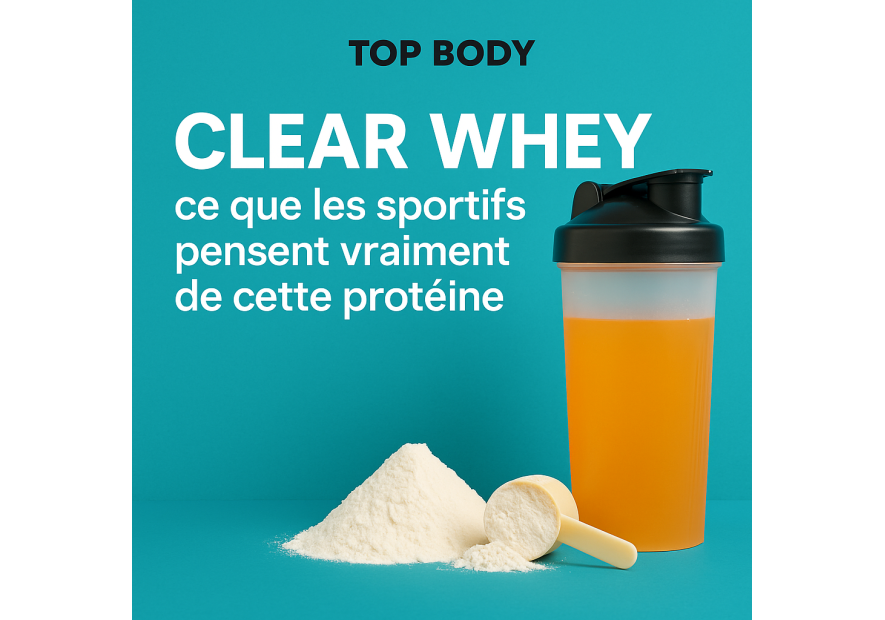 Clear Whey : avis et analyse de cette protéine qui séduit les sportifs